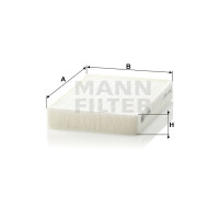 Фильтр салона MANN-FILTER CU 1519
